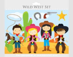 picture of kids in western wear